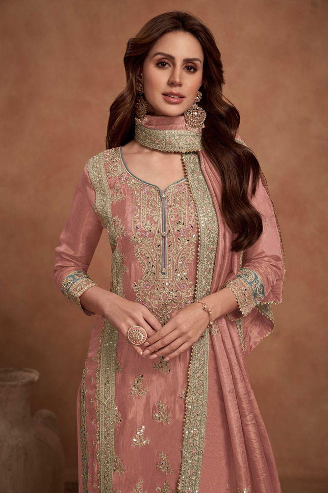 Nazia By Gulkayra Real Simar Silk Palazzo Readymade Suits Wholesale Market In Surat 